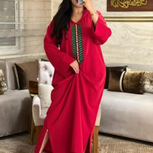 djellaba crepe agate